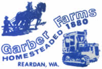 1980 Centenial Garber Farms Logo.